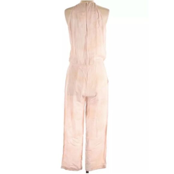 ✨Cloth And Stone Pink Halter Jumpsuit Size M ANTHROPOLOGIE✨ - Picture 7 of 12